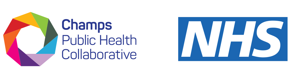 Champs Public Health Collaborative and NHS Logos
