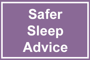 Safer sleep advice button