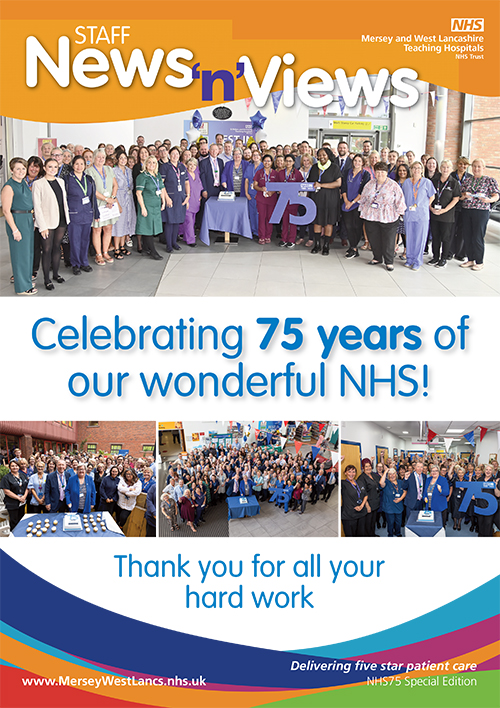 Front cover of NHS 75 Special Edition