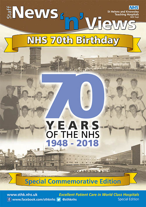 Trust newsletter issue 63a NHS 70th Birthday front cover