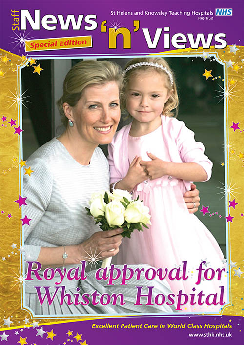 Trust newsletter Royal Visit front cover